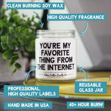 Books Are Just TV For Smart People Candle | Handmade, Clean burning Soy Wax, High Quality Fragrance | Bookish Nostalgia