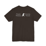 Classic Literature T-Shirt - Friends Welcome Enemies Warned