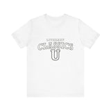 Literary Classics U - Unisex T-Shirt - White - Bookish Nostalgia 