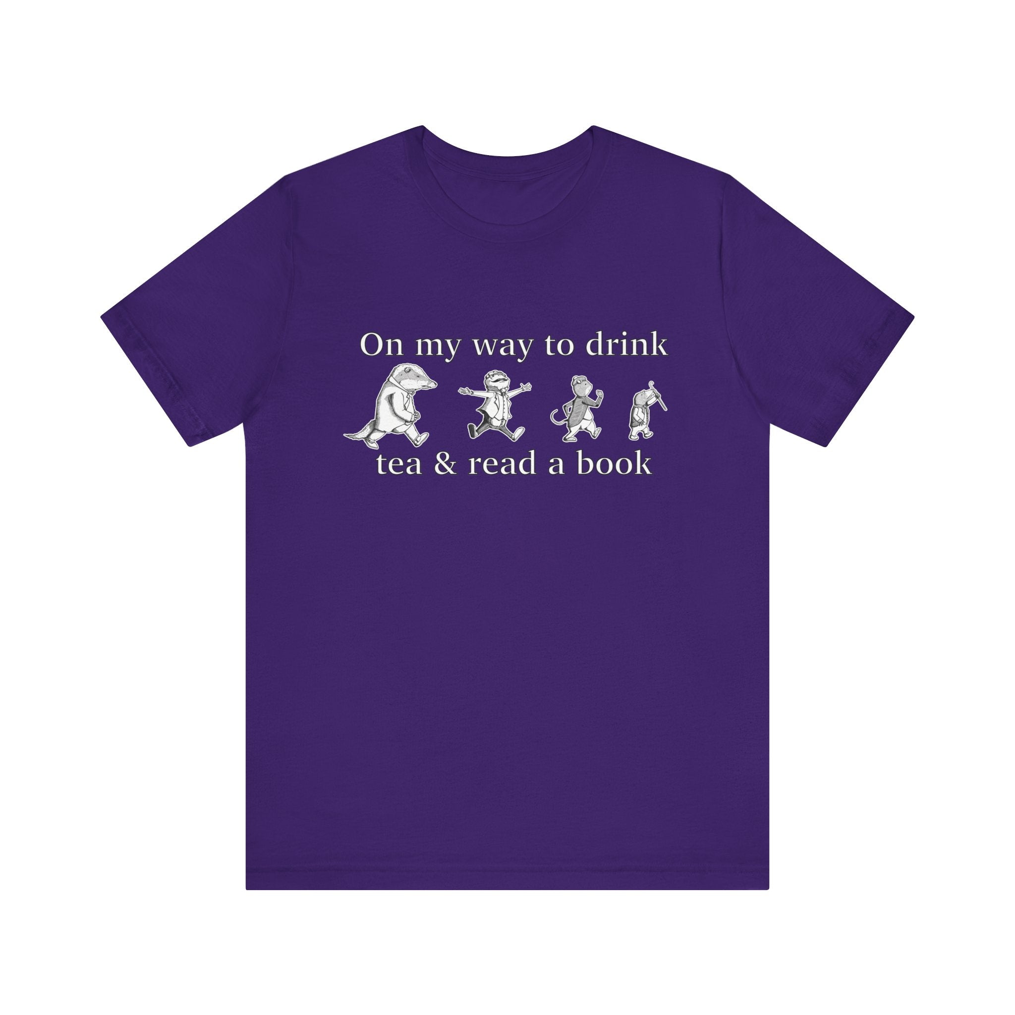 Classic Literature T-Shirt - On my way to drink tea & read a book