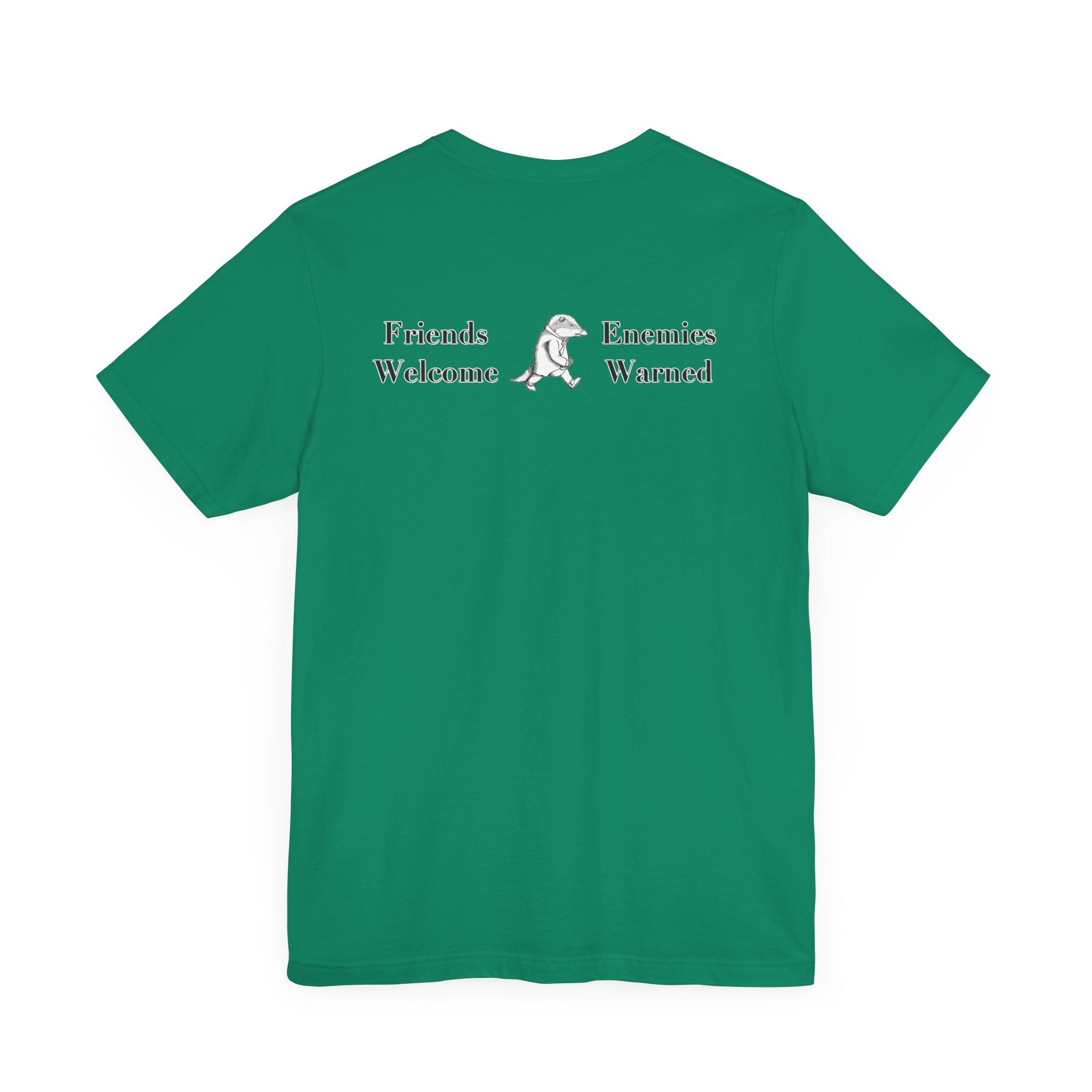 Classic Literature T-Shirt - Friends Welcome Enemies Warned