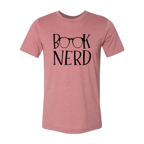 Book Nerd Shirt | Heather Mauve | Bookish Nostalgia 