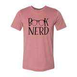 Book Nerd Shirt | Heather Mauve | Bookish Nostalgia 