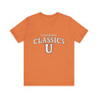 Literary Classics U - Unisex T-Shirt - Burnt Orange - Bookish Nostalgia 