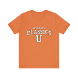 Literary Classics U - Unisex T-Shirt - Burnt Orange - Bookish Nostalgia 