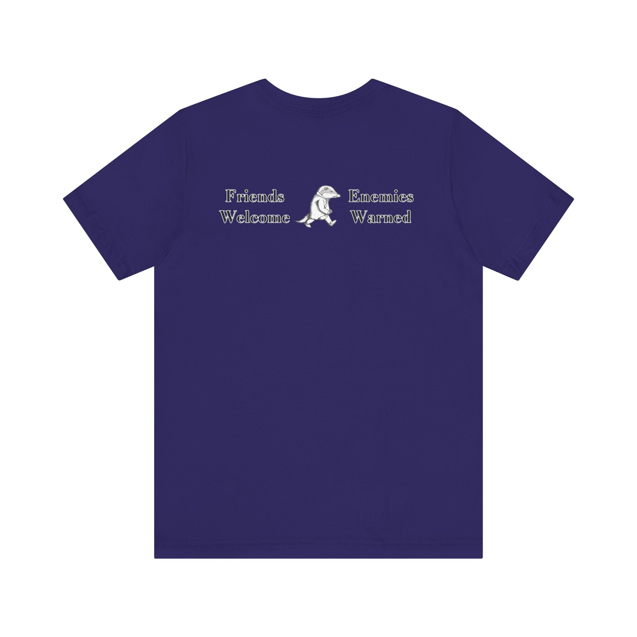 Classic Literature T-Shirt - Friends Welcome Enemies Warned