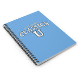 Ruled Line Spiral Notebook - Literary Classics U Design - Bookish Nostalgia 