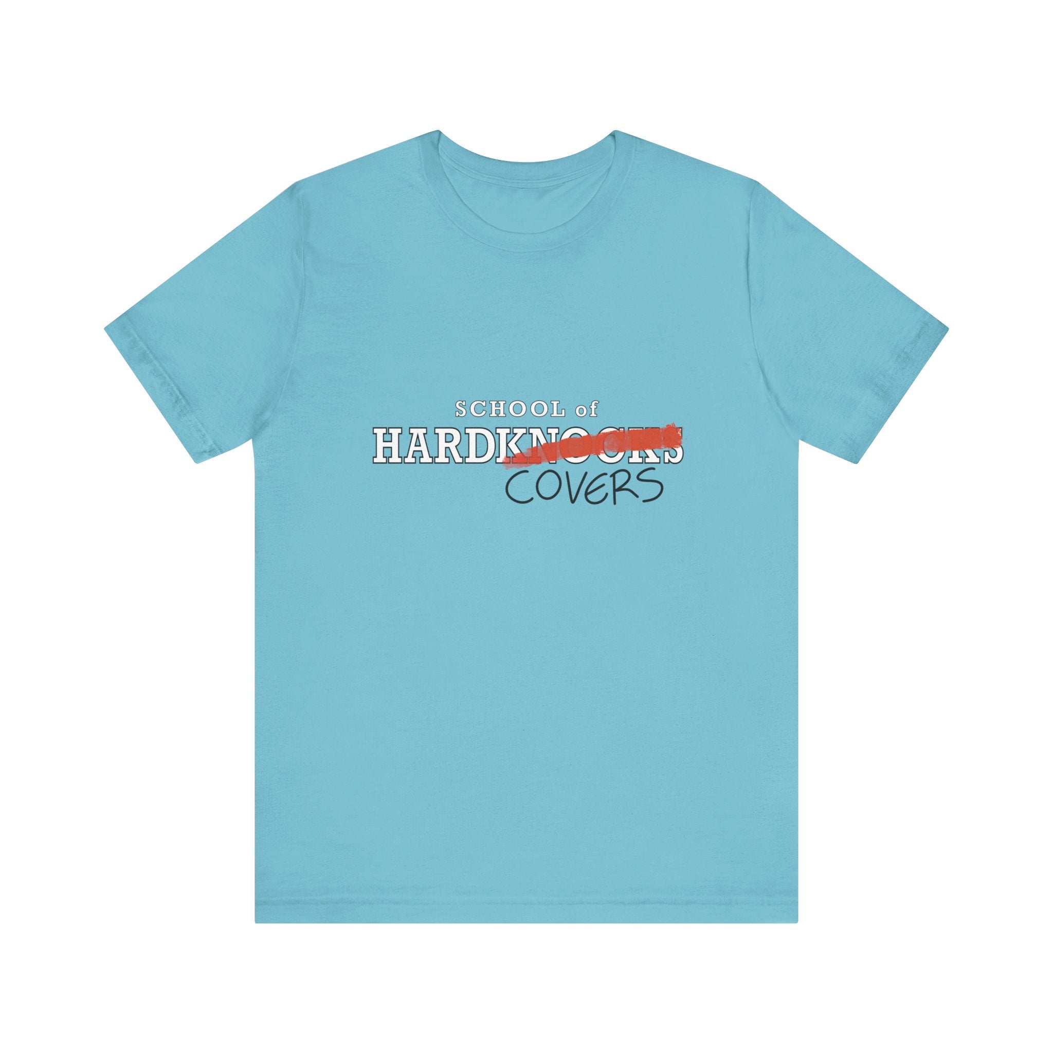 School of HardCovers | Unisex Tee | Turquoise | Bookish Nostalgia 