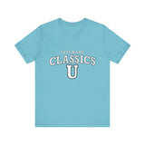 Literary Classics U - Unisex T-Shirt - Turquoise - Bookish Nostalgia 