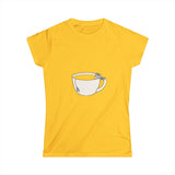 Hot Tub of Tea & Sun - Women's Softstyle Tee - Daisy - Bookish Nostalgia