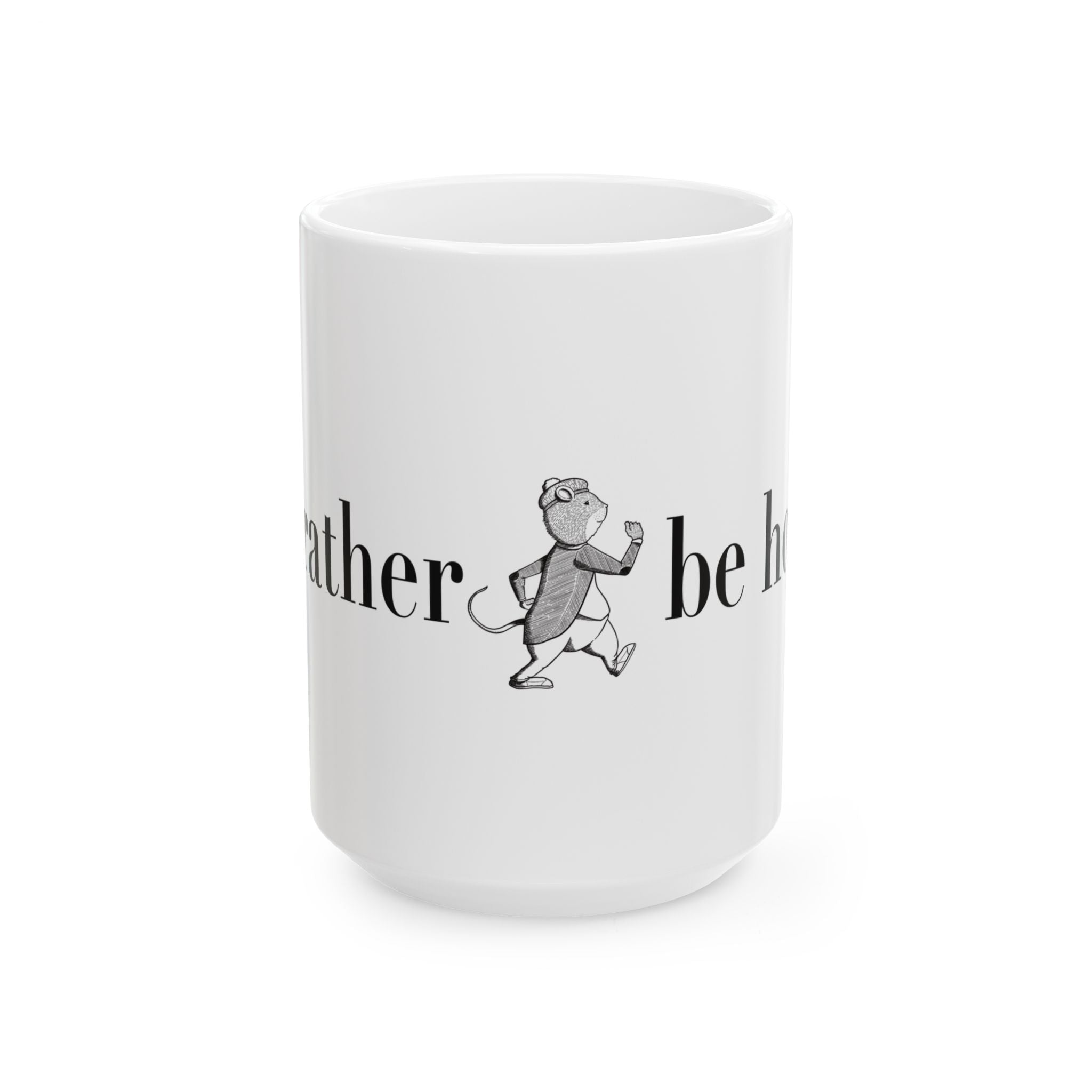 Literature Mug - I'd Rather Be Home