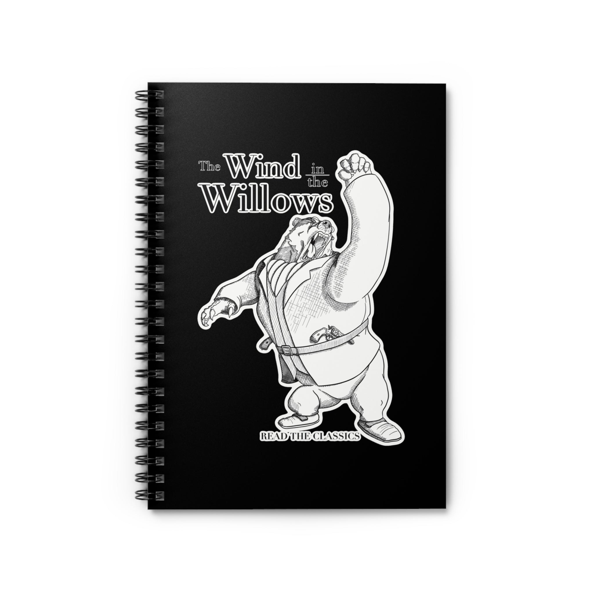Ruled Line Spiral Notebook - The Wind in the Willows Classics Collection