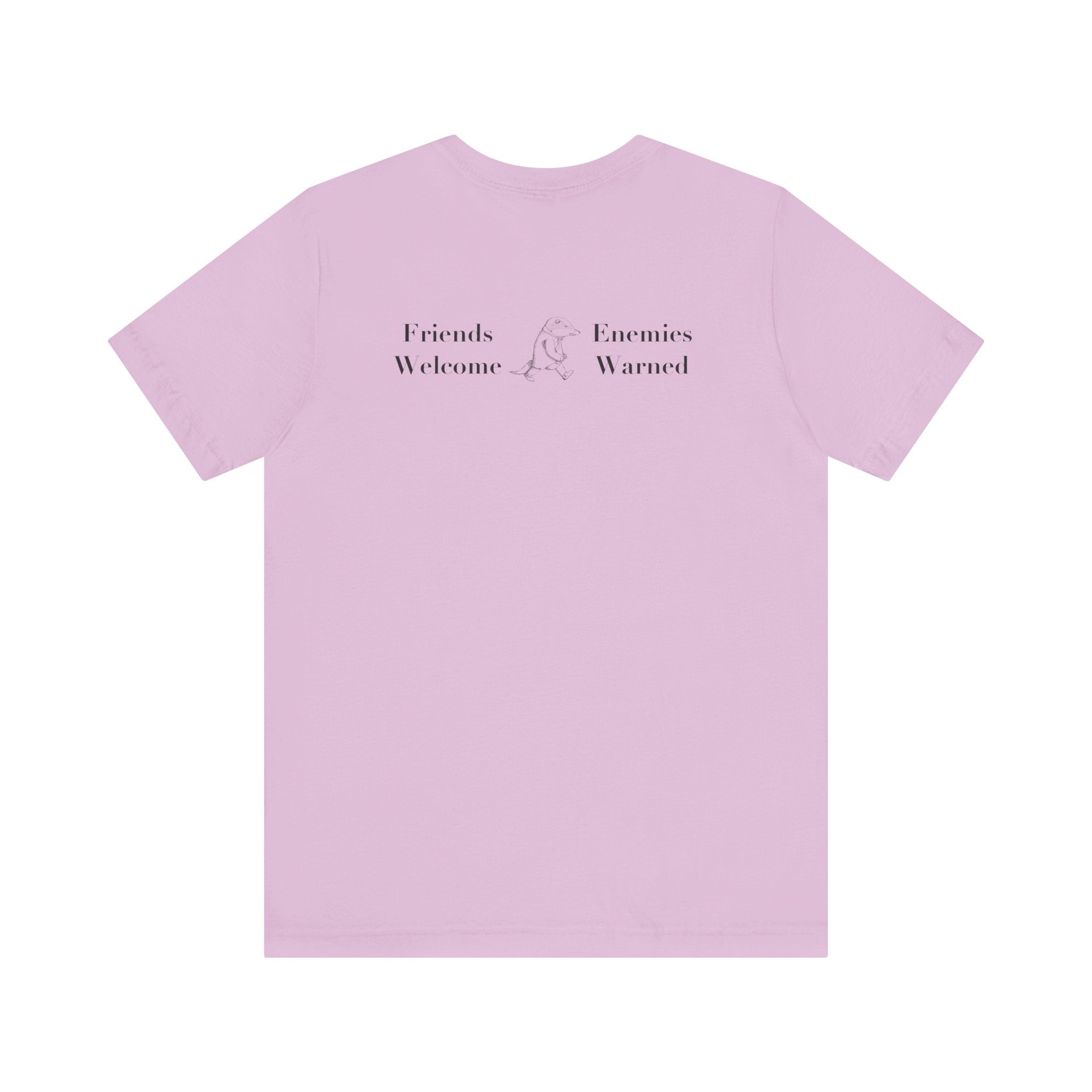 Classic Literature T-Shirt - Friends Welcome Enemies Warned