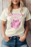 Vintage Coquette Book Graphic Tee | Natural | Bookish Nostalgia 