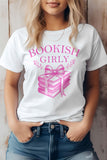 Vintage Coquette Book Graphic Tee | White | Bookish Nostalgia 