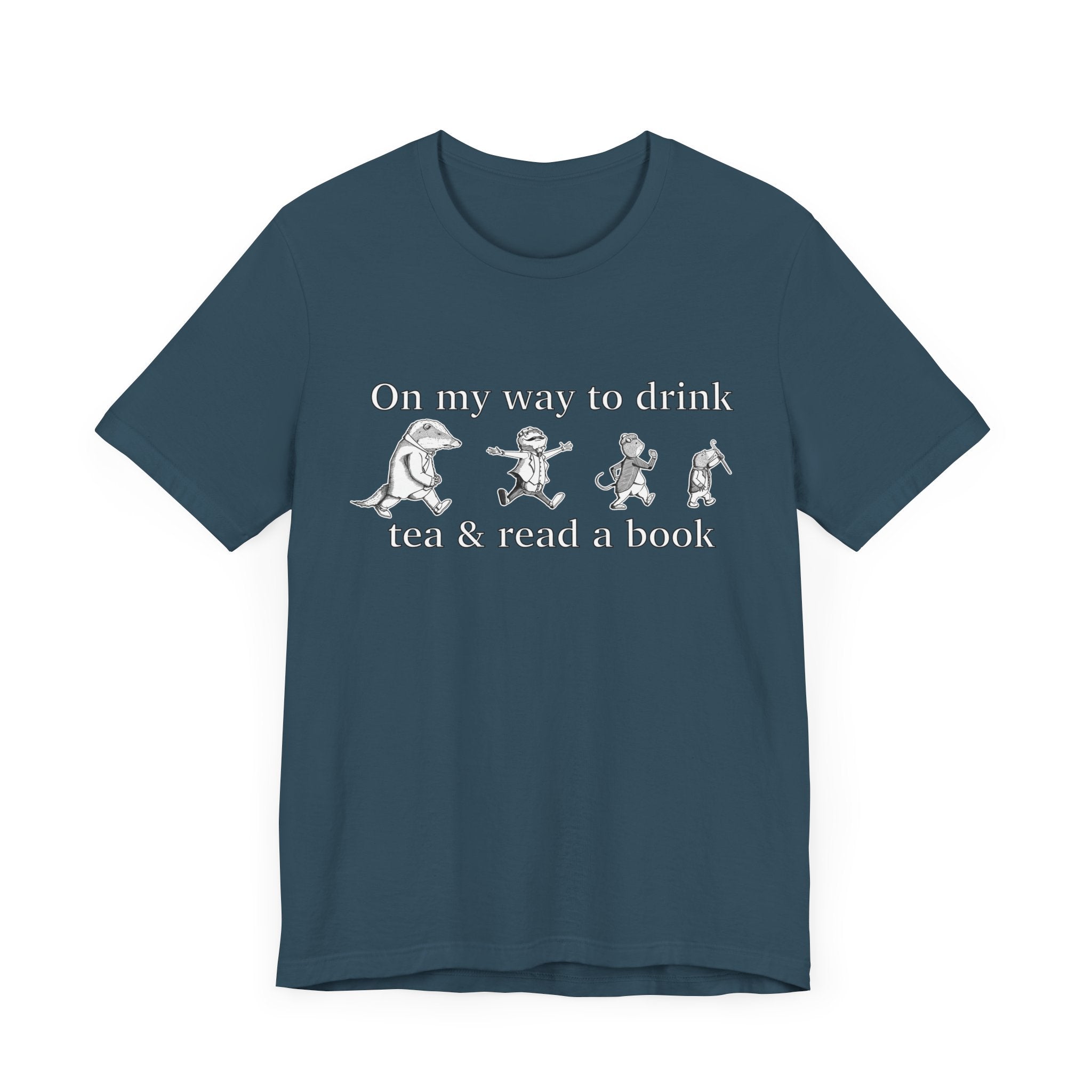 Classic Literature T-Shirt - On my way to drink tea & read a book