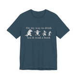 Classic Literature T-Shirt - On my way to drink tea & read a book