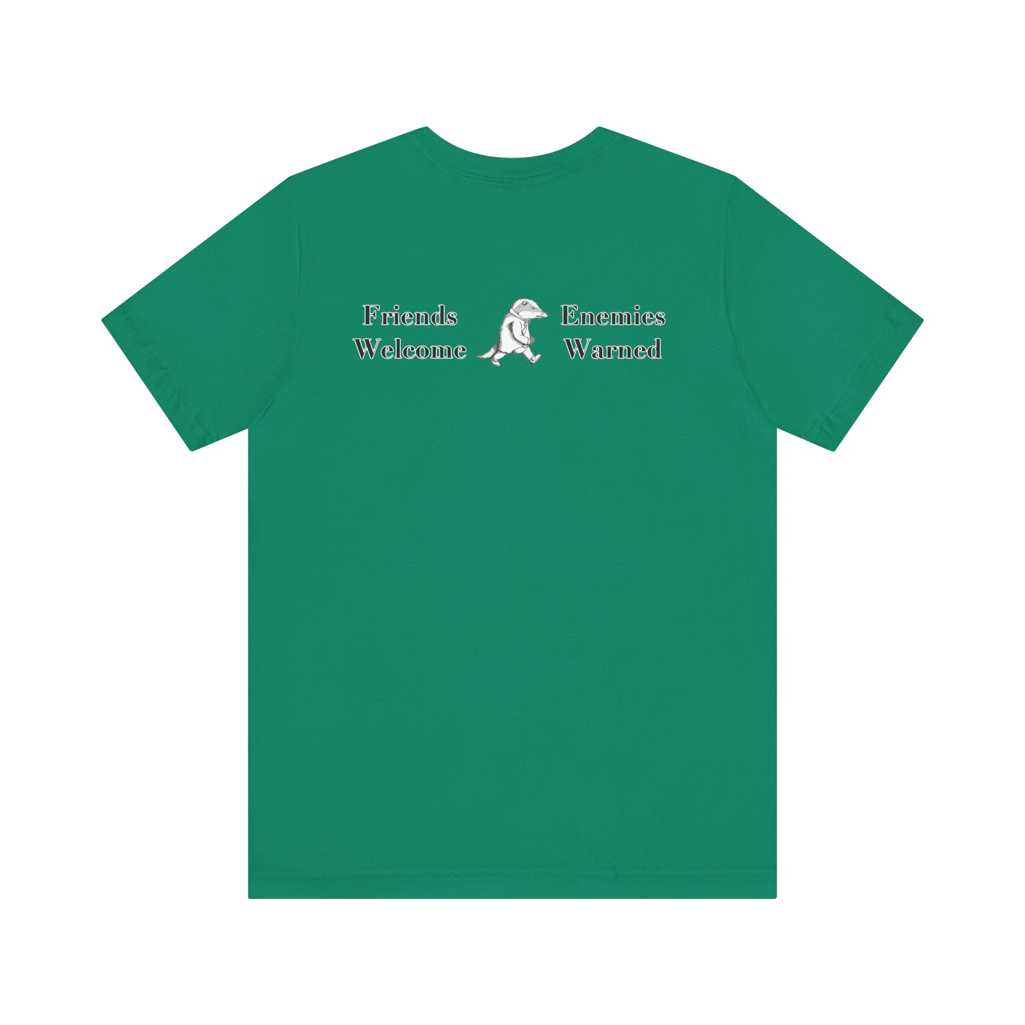 Classic Literature T-Shirt - Friends Welcome Enemies Warned