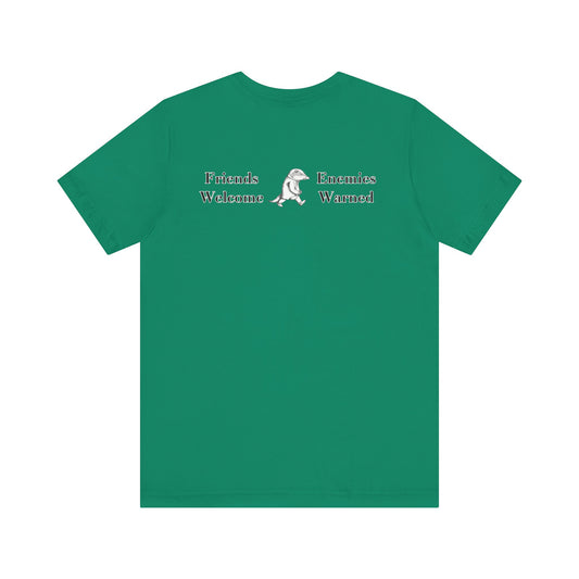 Classic Literature T-Shirt - Friends Welcome Enemies Warned