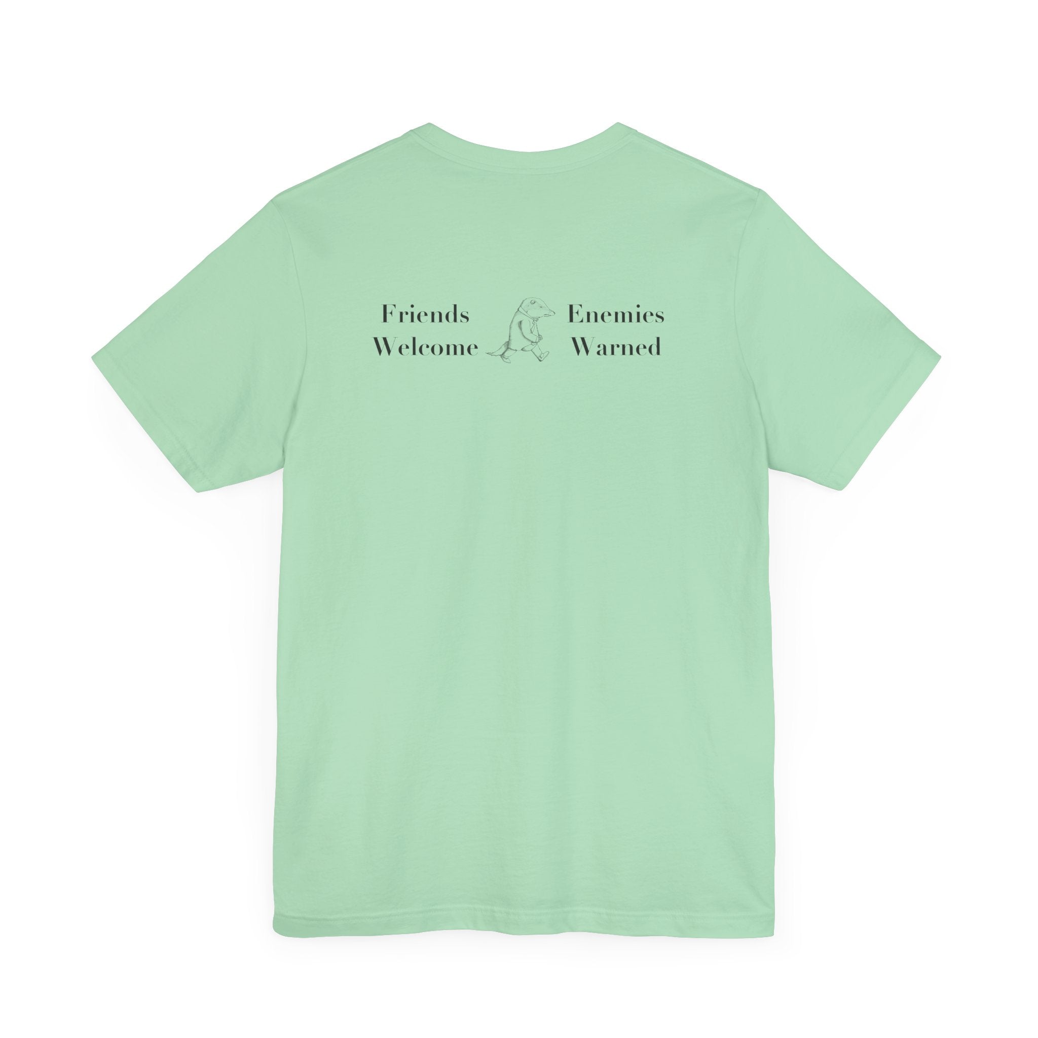 Classic Literature T-Shirt - Friends Welcome Enemies Warned