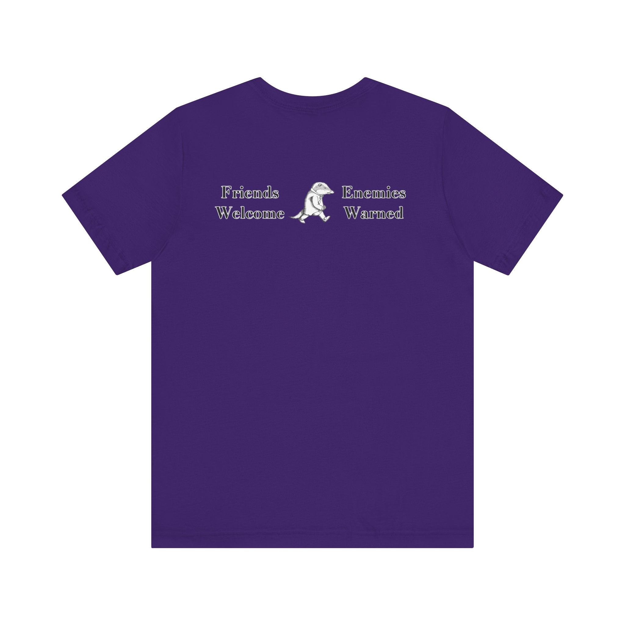 Classic Literature T-Shirt - Friends Welcome Enemies Warned