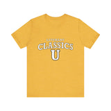 Literary Classics U - Unisex T-Shirt - Heather Yellow Gold - Bookish Nostalgia 