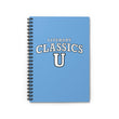 Ruled Line Spiral Notebook - Literary Classics U Design - Bookish Nostalgia 