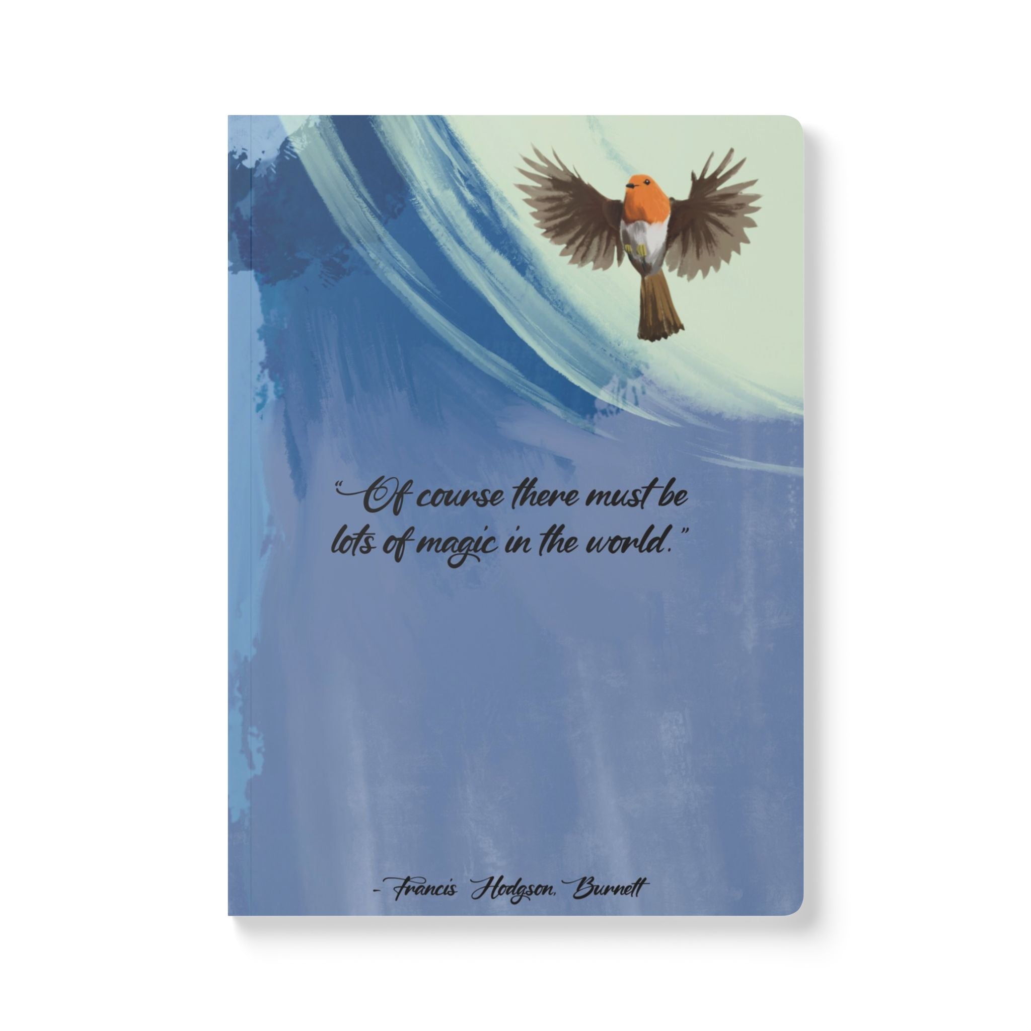 Red Robin Journal Softcover - Secret Garden Quote