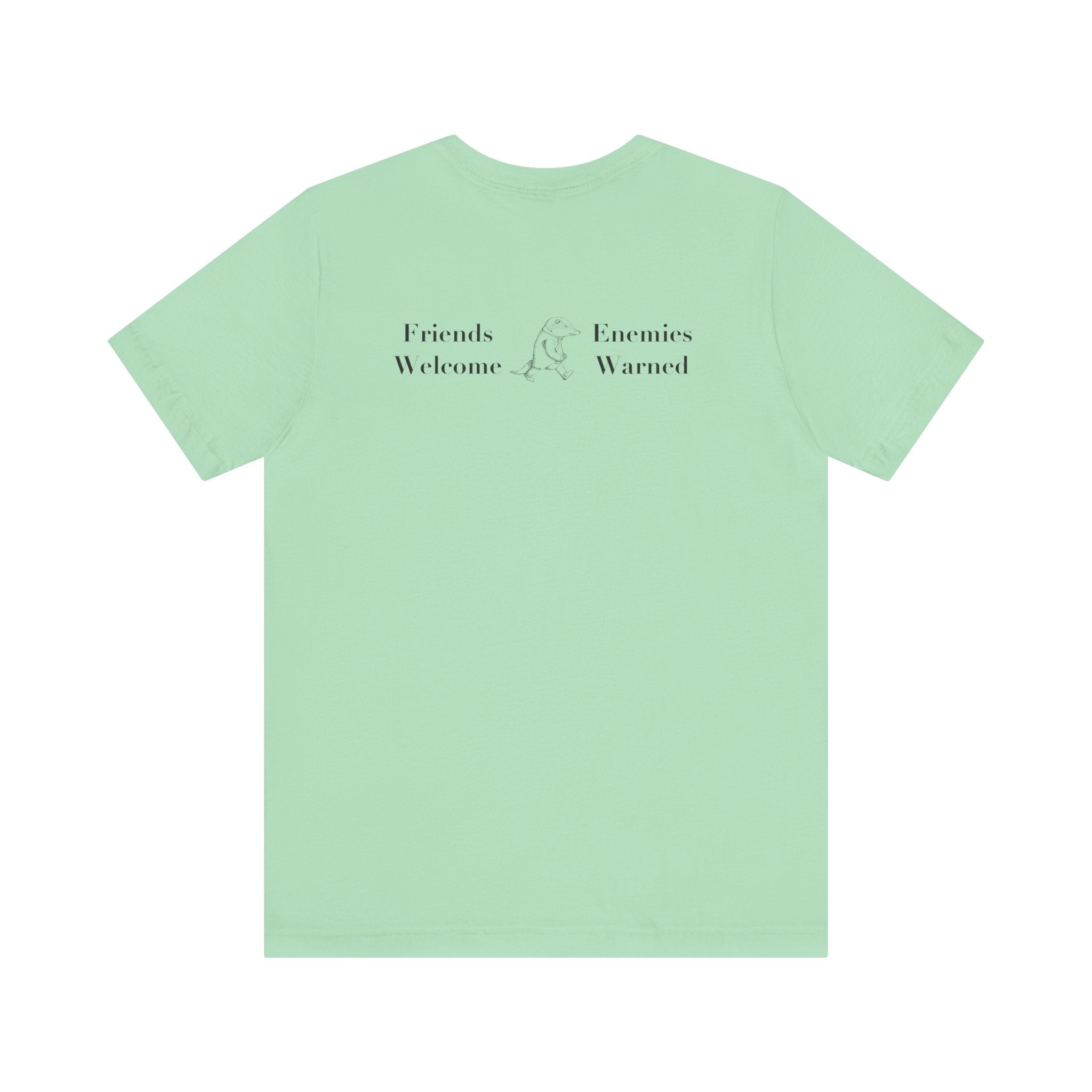 Classic Literature T-Shirt - Friends Welcome Enemies Warned