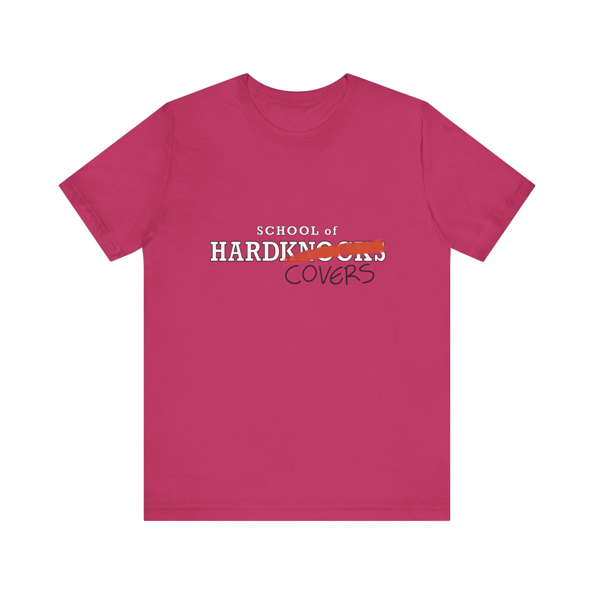 School of HardCovers | Unisex Tee | Berry | Bookish Nostalgia 