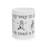 On my way to drink tea & read a book - The Wind in the Willows Mug