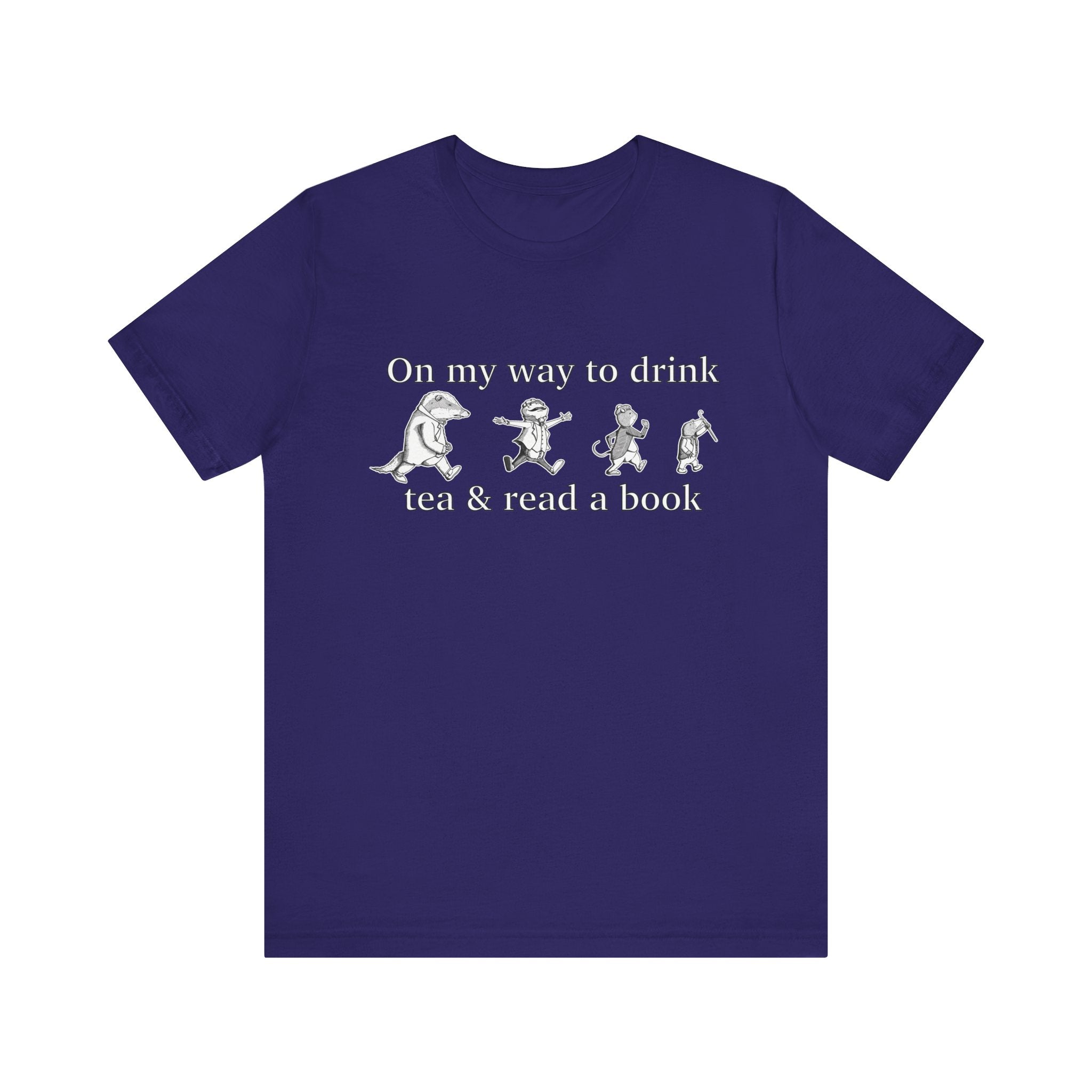 Classic Literature T-Shirt - On my way to drink tea & read a book