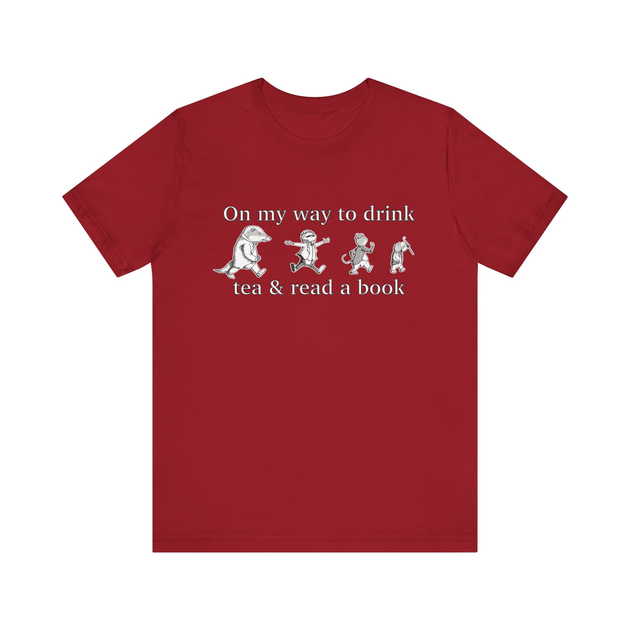 Classic Literature T-Shirt - On my way to drink tea & read a book
