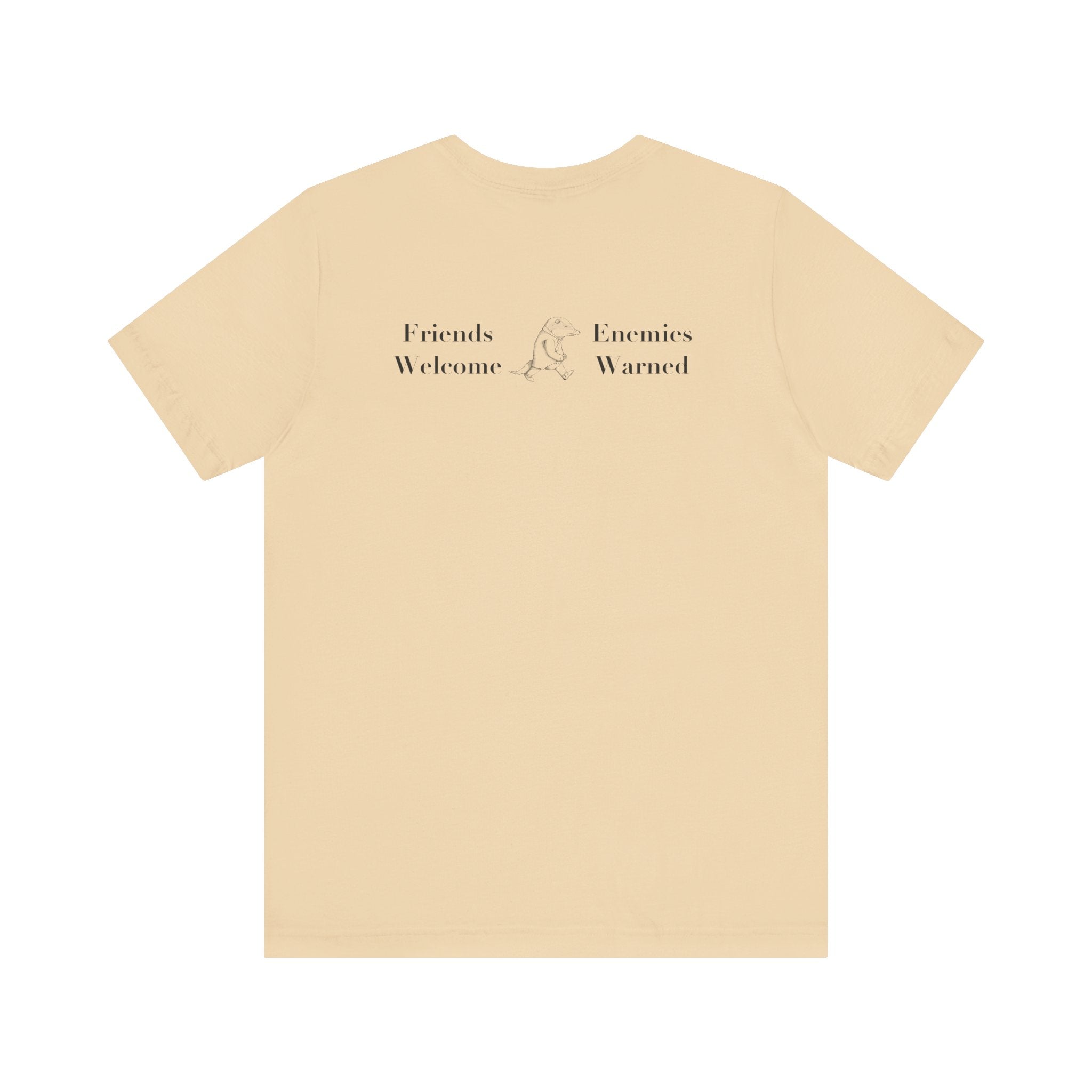 Classic Literature T-Shirt - Friends Welcome Enemies Warned
