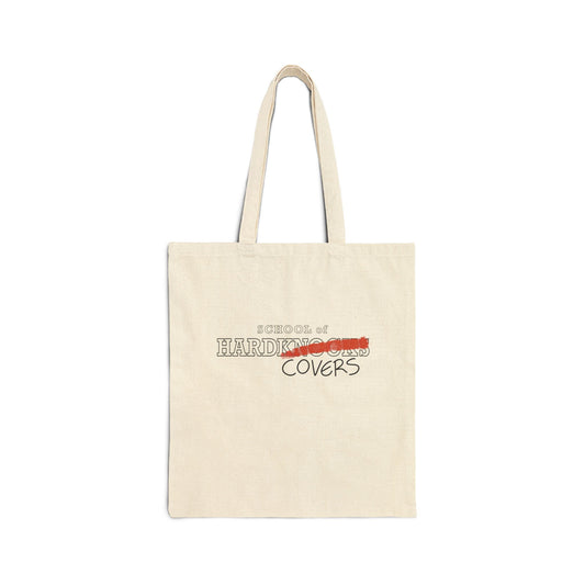 School of HardCovers | Tote Bag | Tan | Bookish Nostalgia 
