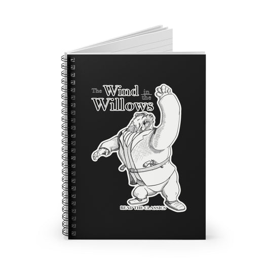 Ruled Line Spiral Notebook - The Wind in the Willows Classics Collection