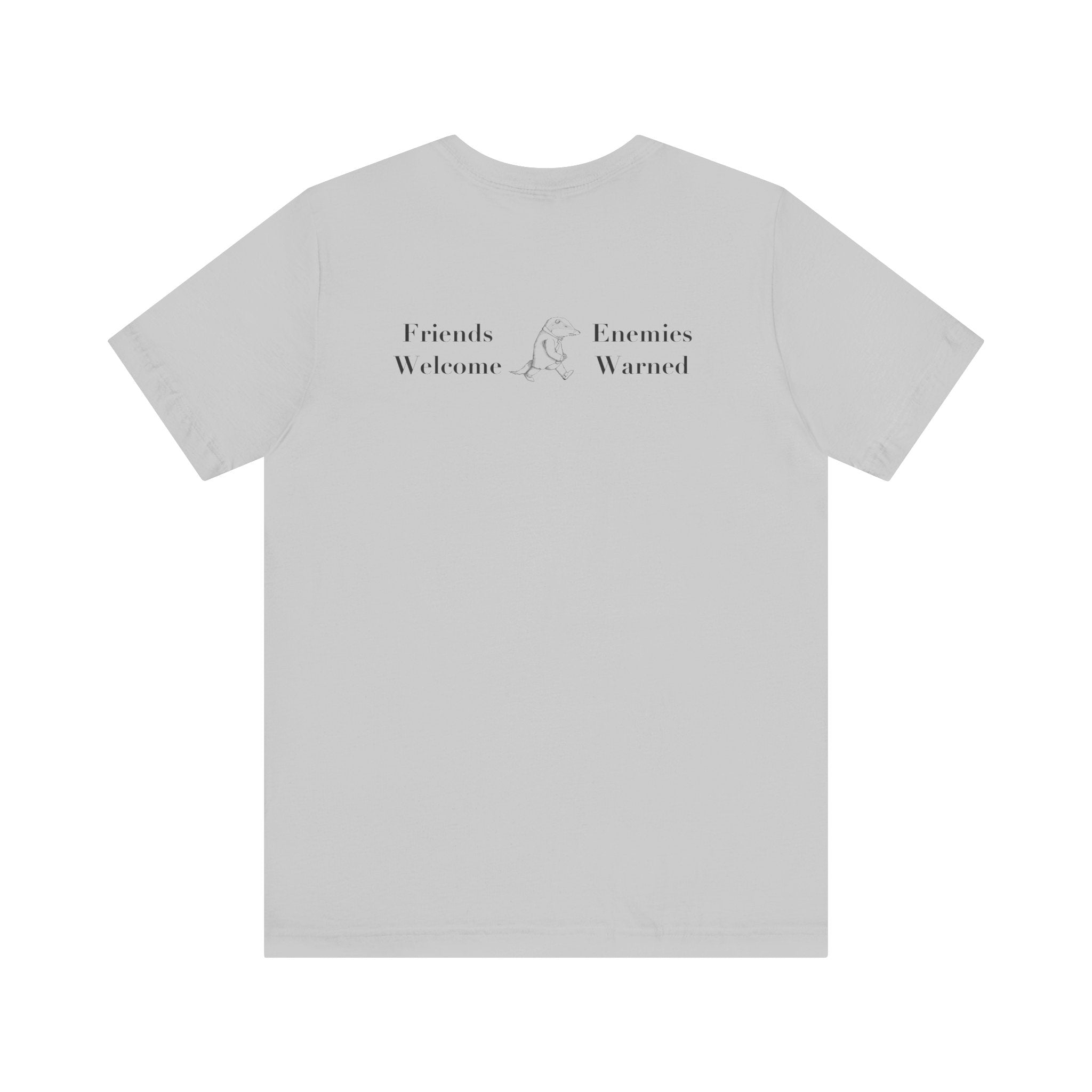 Classic Literature T-Shirt - Friends Welcome Enemies Warned