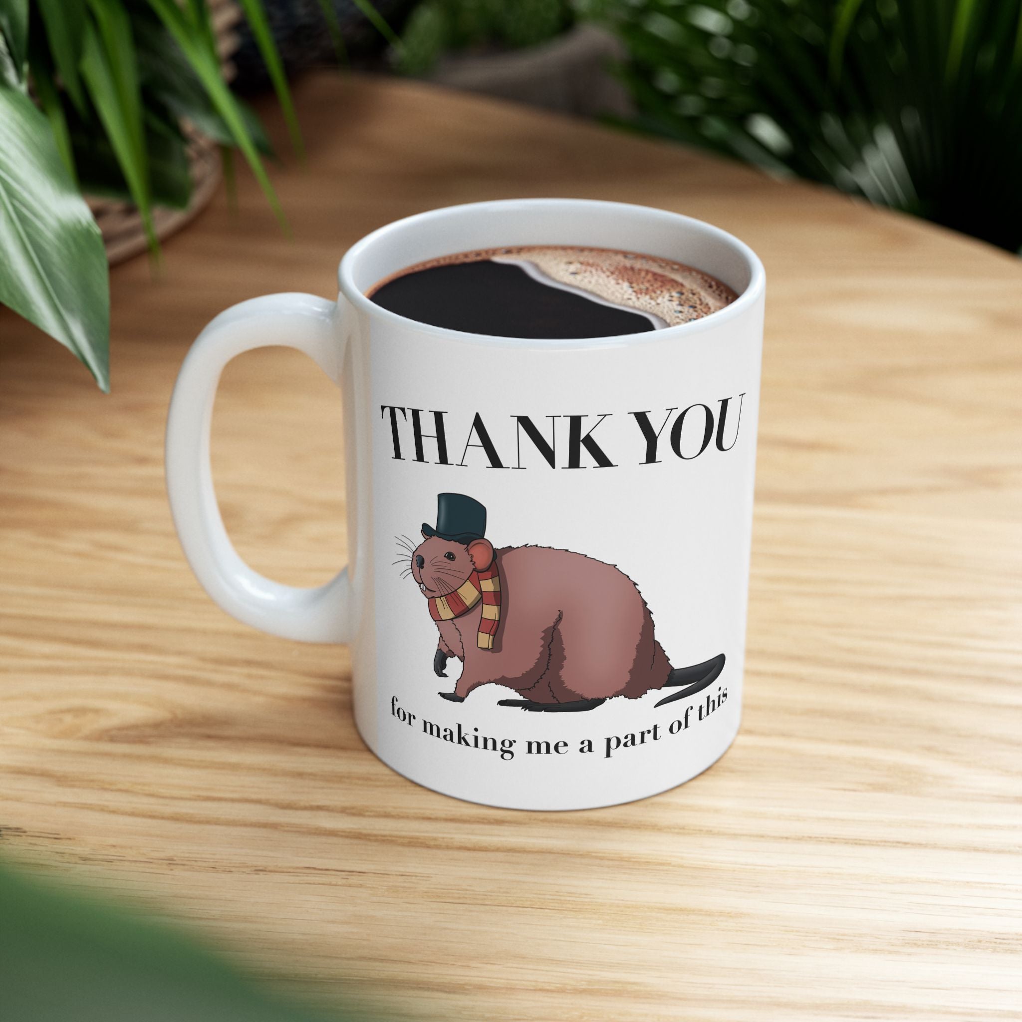 Christmas Carol Rat Ceramic Mug | Coffee Cup | Bookish Nostalgia