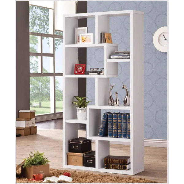 Multiple Cubed Rectangular Bookcase | White Finished | Bookish Nostalgia 