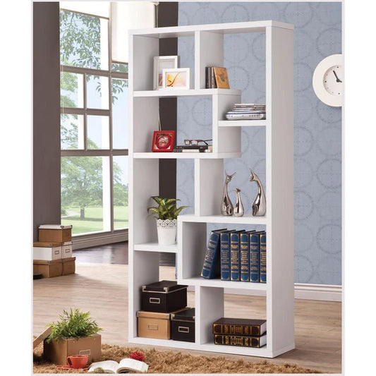 Multiple Cubed Rectangular Bookcase | White Finished | Bookish Nostalgia 