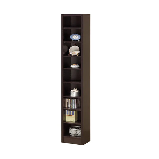 Glimmering Brown Narrow Wooden Bookcase | Bookish Nostalgia 