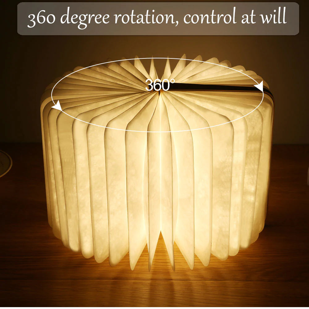 Portable LED Book Decor Night Light | 360 Degree Rotation, Control at Will | Bookish Nostalgia