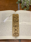 Book Nerd Wooden Bookmark | Bookish Nostalgia 