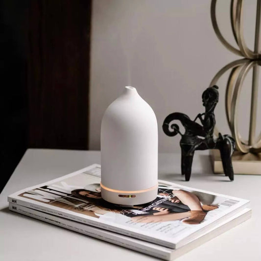 Stone Aromatic Diffuser | White Diffuser | Bookish Nostalgia