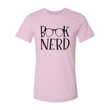 Book Nerd Shirt | Heather Prism Lilac | Bookish Nostalgia 