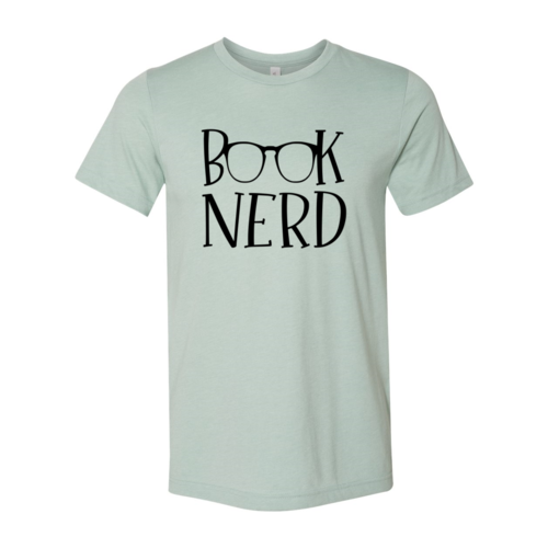 Book Nerd Shirt | Heather Dusty Blue | Bookish Nostalgia 