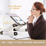 Adjustable Ergonomic Laptop Stand Book Stand | 360 degree adjustable book holder | Bookish Nostalgia