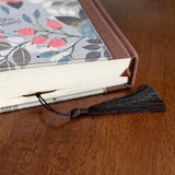 Owl Engraved Design | Wood Bookmark | Black Tassel | Bookish Nostalgia
