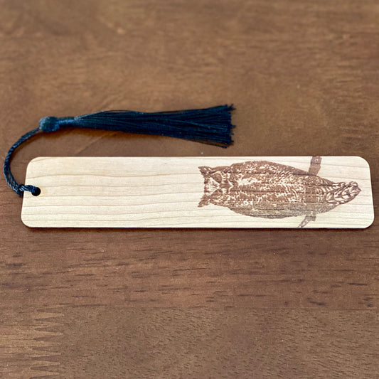 Owl Engraved Design | Wood Bookmark | Bookish Nostalgia