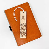 Book Lovers Wooden Bookmark | Just One More Chapter Design | Bookish Nostalgia 